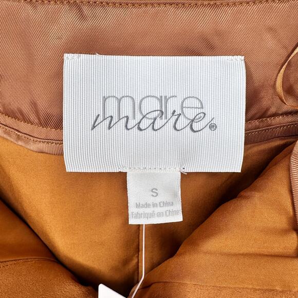 NWT Anthropologie Mare Mare Faux Suede Rivet Trim Studded Mini Skirt Small - Picture 6 of 13